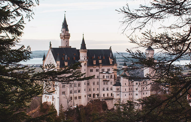 Neuschwanstein Castle in Bavaria a fairy tale castle